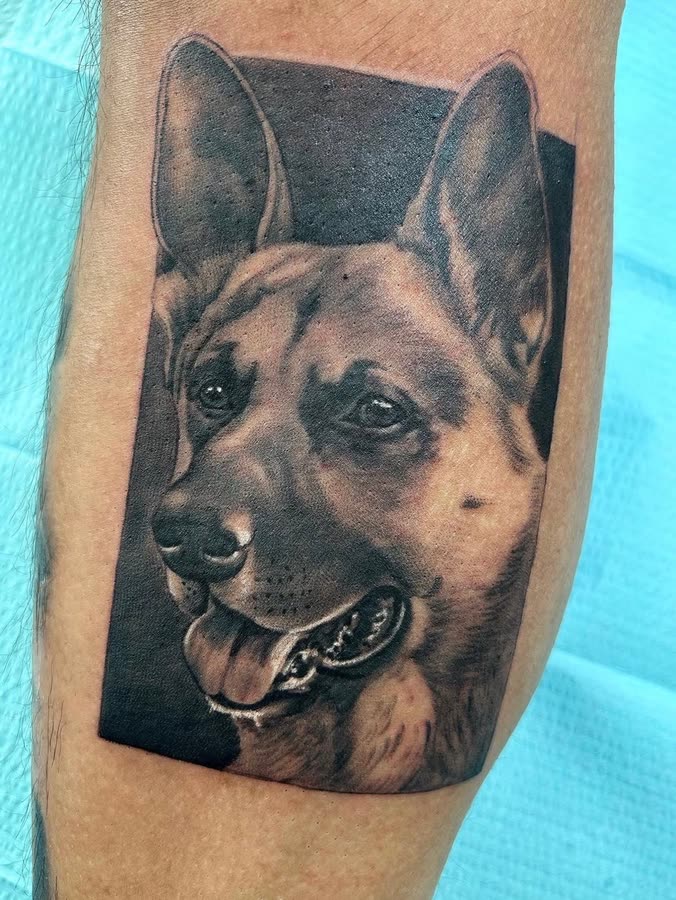 Fresh tattoo work by Tony Raz