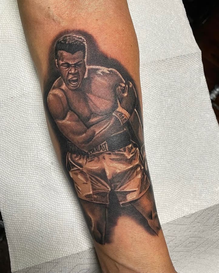 Fresh tattoo work by Tony Raz