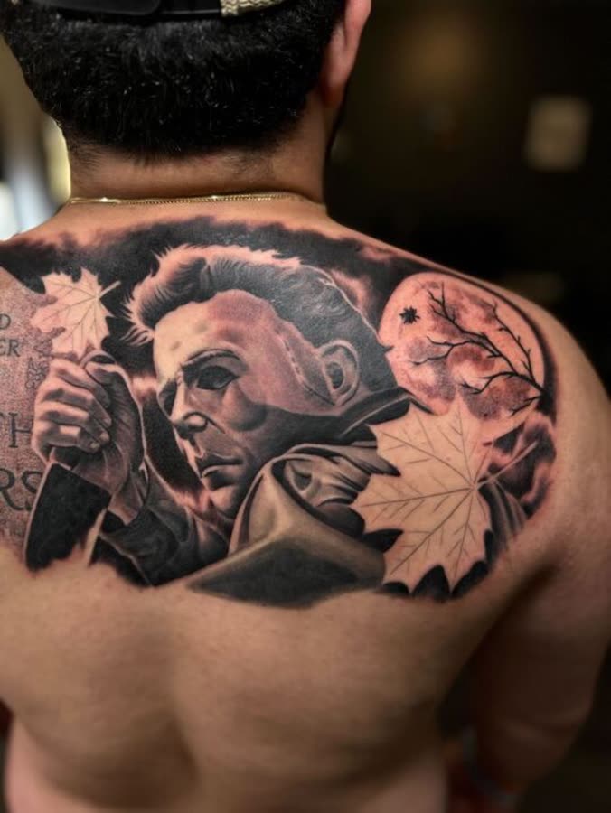 Fresh tattoo work by Tony Raz