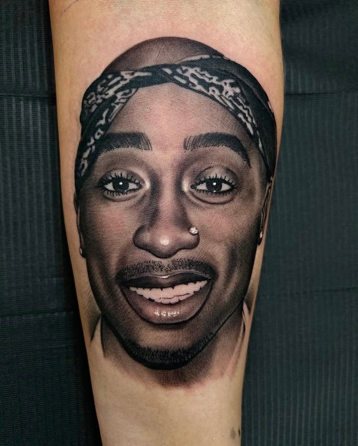 Fresh tattoo work by Tony Raz