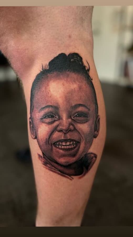 Fresh tattoo work by Tony Raz