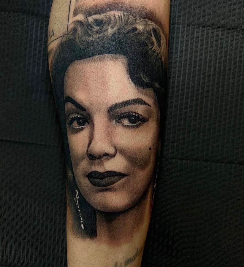 Fresh tattoo work by Tony Raz