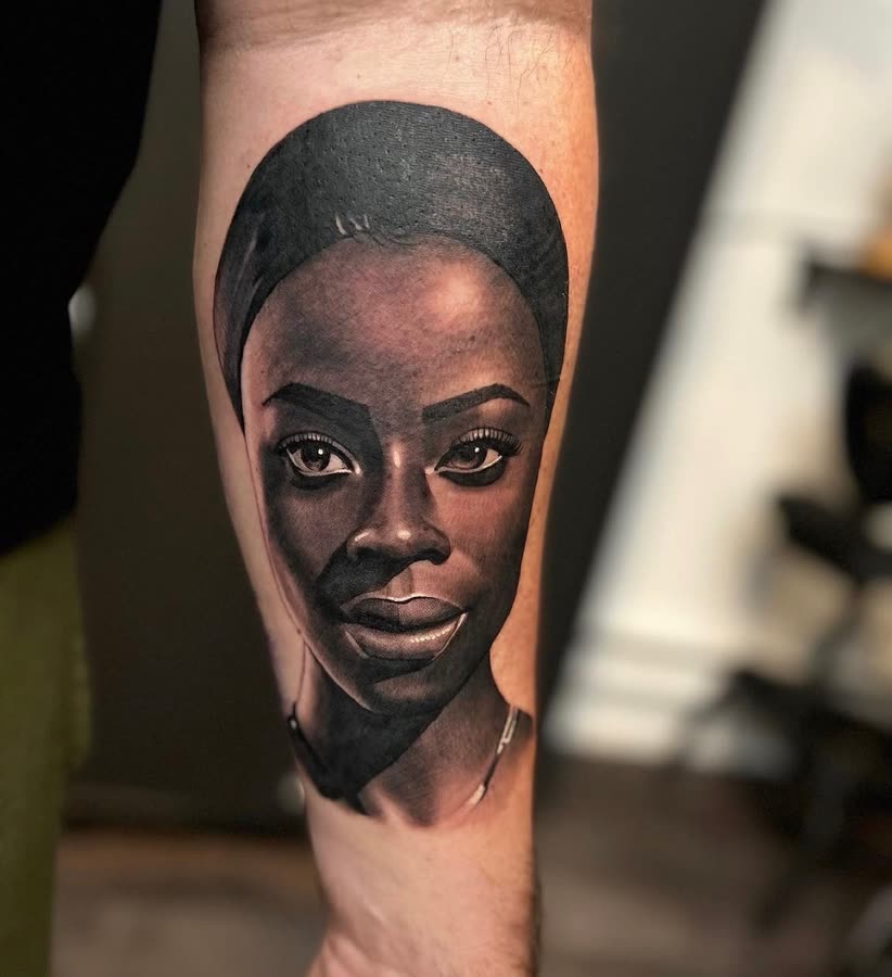 Fresh tattoo work by Tony Raz